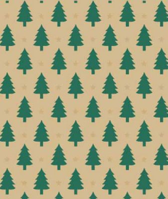 Little Trees Gift Wrap, 24' x 100' - Gifts Baskets Wholesale Supplies Shop