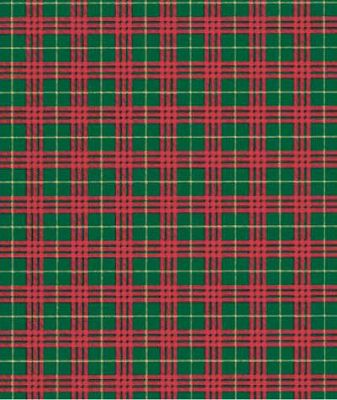 Plaid Gift Wrap, 24' x 417' - Gifts Baskets Wholesale Supplies Shop