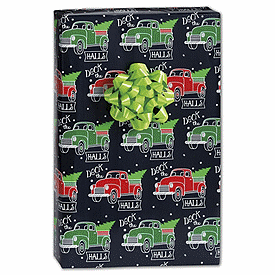 Deck the Halls Gift Wrap, 24" x 100'