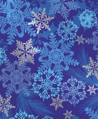 Snowflake Swirl Gift Wrap, 24' x 100' - Gifts Baskets Wholesale Supplies Shop
