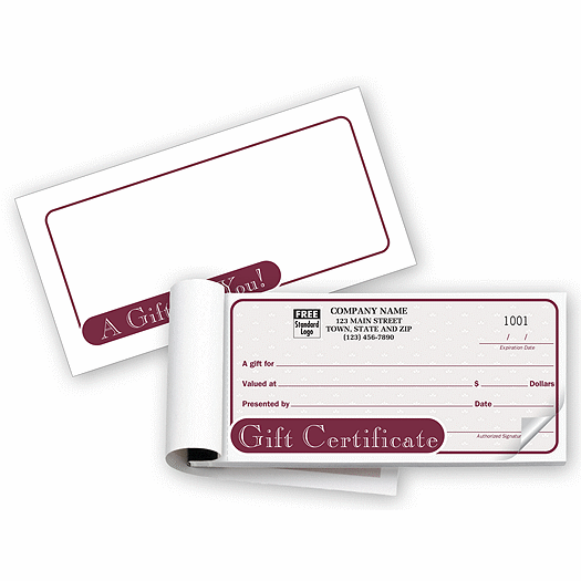 Country Gift Certificates, Booked, Carbonless - Office and Business Supplies Online - Ipayo.com