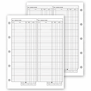 These daily earning sheets make it easy to document fees & payments for any hour of the day! Printed on both sides. Prepunched for your binder or folder.