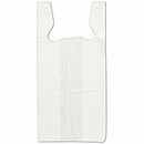 White Unprinted T-Shirt Bags, 11 1/2 x 7 x 23