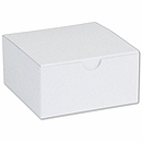 White One-Piece Gift Boxes, 4 x 4 x 4