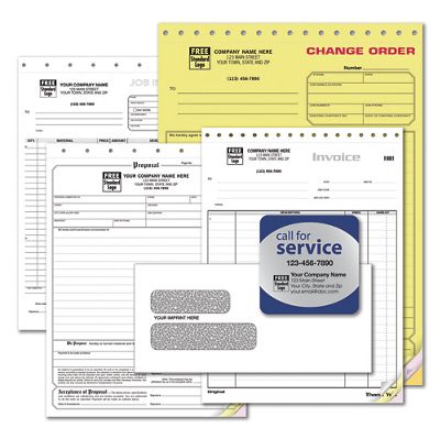 Contractor Business Forms -  Business Starter Kit - Office and Business Supplies Online - Ipayo.com