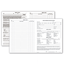 11 x 17 Four-Page Dental Exam Record, Without Treatment Plan