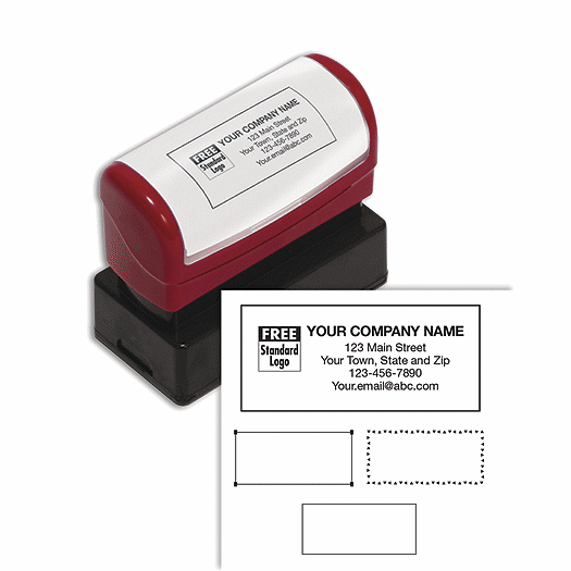 Name & Address Stamp, Medium - Pre-Inked