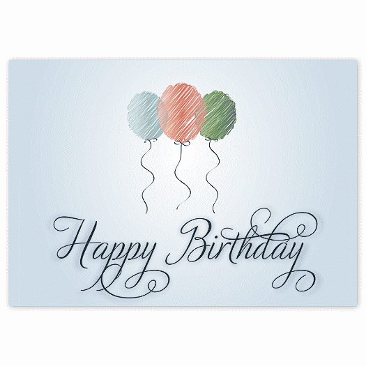 Three of A Kind Birthday Greeting Cards