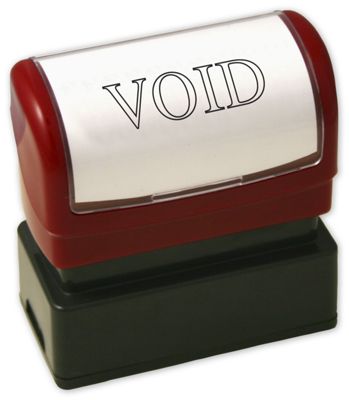 Void Stamp - Pre-Inked