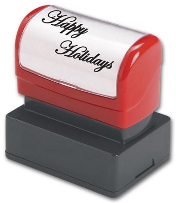 Happy Holidays Stamp - Pre-inked - Office and Business Supplies Online - Ipayo.com