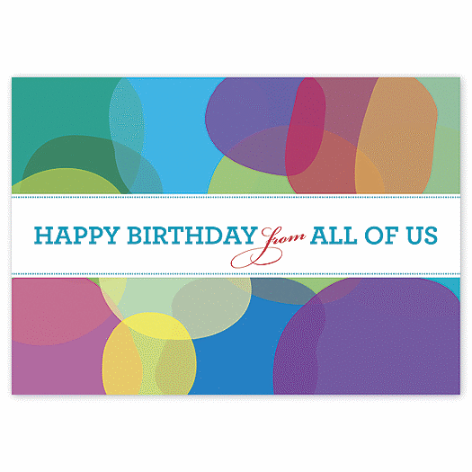 Artistic Balloons Birthday Greeting Cards