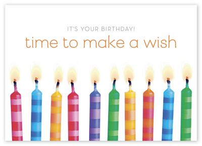 Wish Time! Happy Birthday Cards