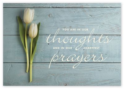 Heartfelt Thoughts Sympathy Cards