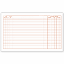 5 X 8 Dental Continuation Exam Records, 2 Sided, Card Style