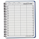 The DayScan gives you the most writing room of any appointment book. Easily view the schedule with a dedicated page for each day in the convenience of a perfectly bound appointment book. Quality Construction! Appointment Books made of strong 30# paper.