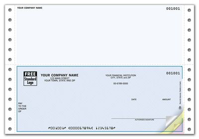 Continuous 6 1/2  Checks, Compatible with Peachtree - Office and Business Supplies Online - Ipayo.com