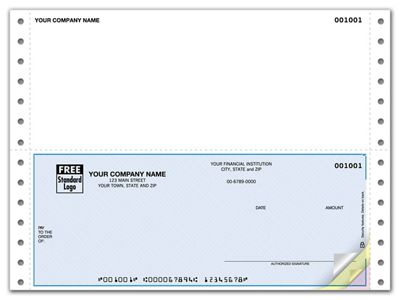 Continuous Bottom Multi-Purpose Checks