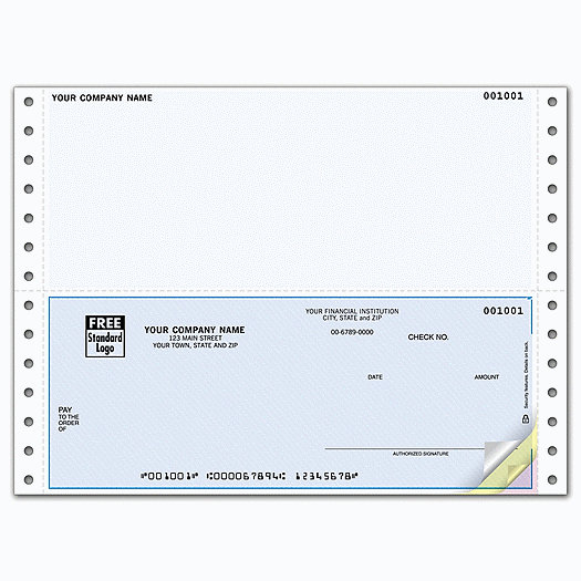 Continuous Checks, Compatible with MAS, Peachtree and More - Office and Business Supplies Online - Ipayo.com