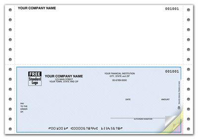 Continuous Bottom 6 1/2  Multi-Purpose Check