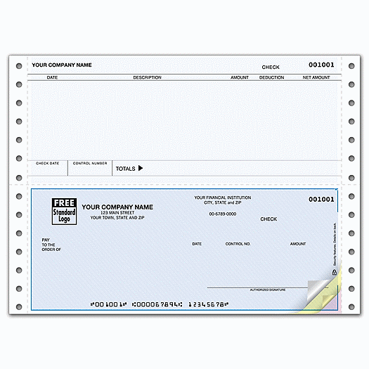 Continuous Checks, Accounts Payable, Great Plains Compatible