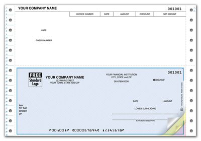 Continuous Bottom  6 1/2   Accounts Payable Check - Office and Business Supplies Online - Ipayo.com
