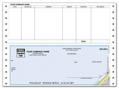 Continuous Bottom Accounts Payable Check