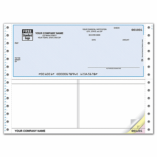 Continuous Top Multi-Purpose Check - Office and Business Supplies Online - Ipayo.com