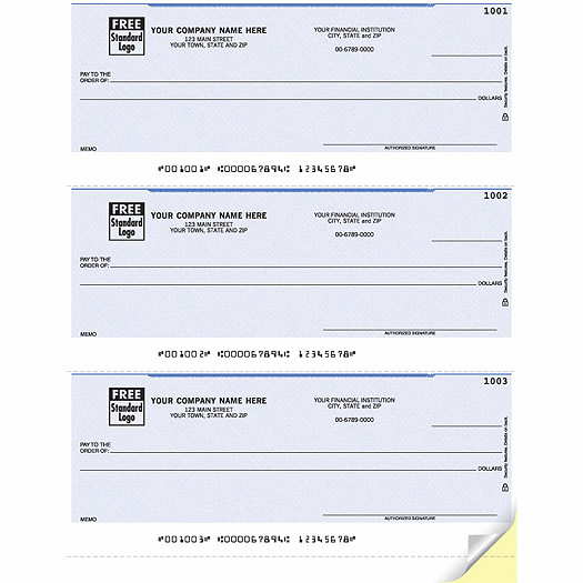 3 On A Page Laser Check Compatible with MYOB and More