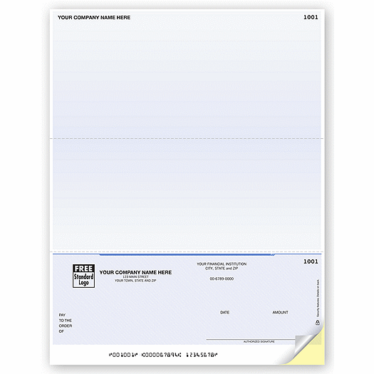 Laser Bottom Multi-Purpose Check - Office and Business Supplies Online - Ipayo.com