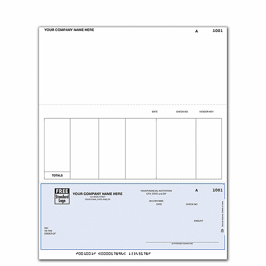 Laser Bottom Accounts Payable Check - Office and Business Supplies Online - Ipayo.com