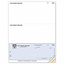 Pay multiple invoices with one check with our laser accounts payable business checks! Stub has space to list invoice dates, amounts, discounts and more. Choose consecutive or reverse numbering. Two top stubs.