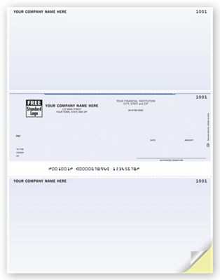 Laser Middle Checks, Peachtree for DOS Compatible