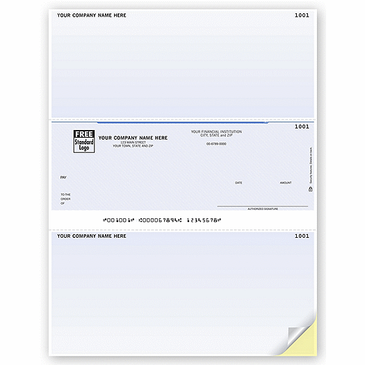 Laser Middle Checks, Peachtree for DOS Compatible