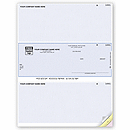 Pay bills or employees with our laser business checks! Use these all-purpose checks for accounts payable, payroll and more. Top and bottom stubs. Choose consecutive or reverse numbering.