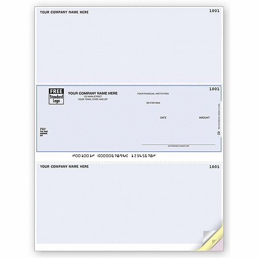 Laser Middle Multi-Purpose Checks - Office and Business Supplies Online - Ipayo.com