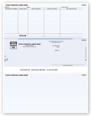 Laser Middle Accounts Payable Check - Office and Business Supplies Online - Ipayo.com