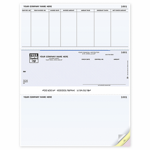 Laser Middle Checks, Accounts Payable, Solomon Compatible - Office and Business Supplies Online - Ipayo.com