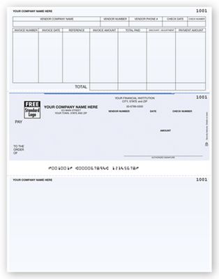 Laser Middle Accounts Payable Check - Office and Business Supplies Online - Ipayo.com