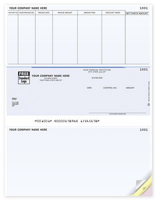 Laser Middle Checks, Accounts Payable, Deltek Compatible - Office and Business Supplies Online - Ipayo.com