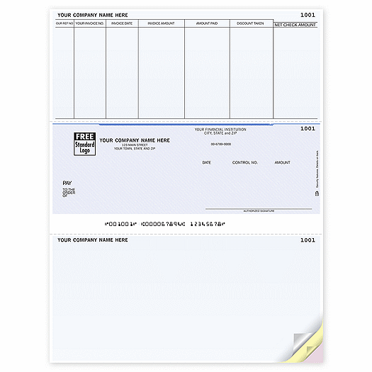 Laser Middle Checks, Accounts Payable, Deltek Compatible - Office and Business Supplies Online - Ipayo.com