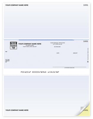 Laser Middle Checks, One Write Plus Compatible