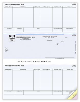 Laser Middle Checks, Accounts Payable, Peachtree Compatible - Office and Business Supplies Online - Ipayo.com