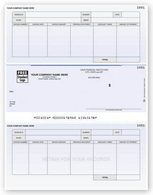 Laser Middle Accounts Payable Check - Office and Business Supplies Online - Ipayo.com