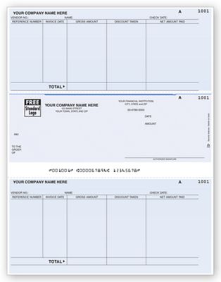 Laser Middle Accounts Payable Check - Office and Business Supplies Online - Ipayo.com