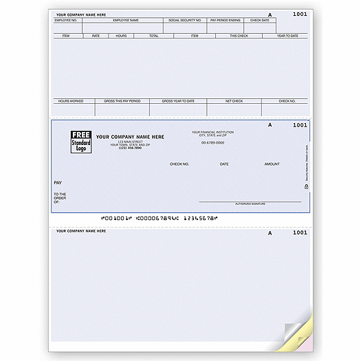 Laser Middle Payroll Check
