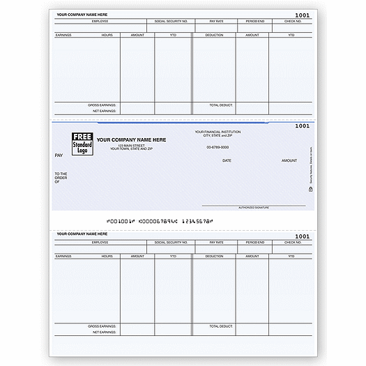 Laser Payroll Check, Compatible with MAS