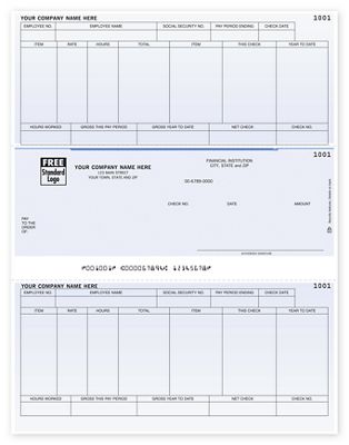 Laser Middle Checks, Payroll, Peachtree Compatible - Office and Business Supplies Online - Ipayo.com