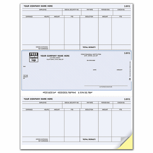 Laser Payroll Check, Compatible with MAS