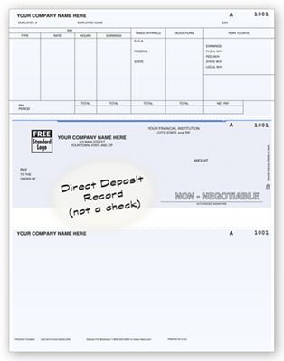 Laser Middle Advice Of Direct Deposit - Office and Business Supplies Online - Ipayo.com