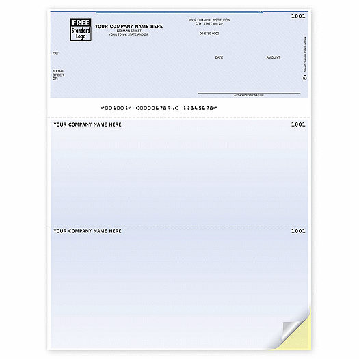 Laser Top Checks, Compatible with MYOB and More